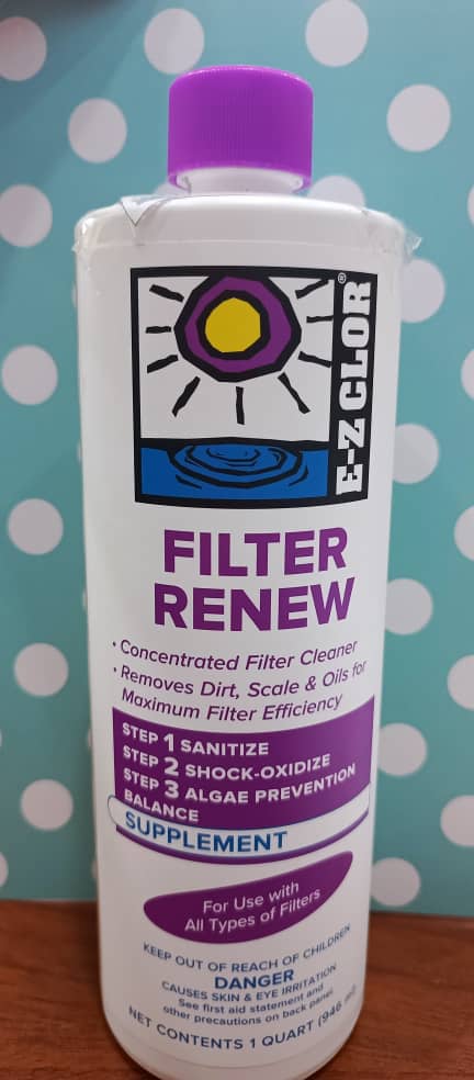 1QT FILTER RENEW (LIMPIADOR DE FILTRO) E-Z CLOR